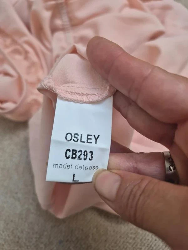 Osley Combinaison fluide dentelle rosa pastel L – photo 14